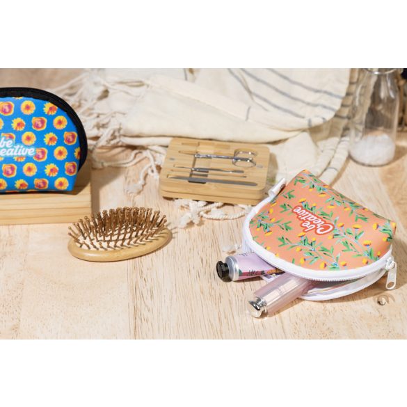 CreaBeauty Soft S custom RPET cosmetic bag