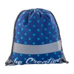 CreaDraw Reflect custom reflective drawstring bag