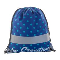 CreaDraw Reflect custom reflective drawstring bag