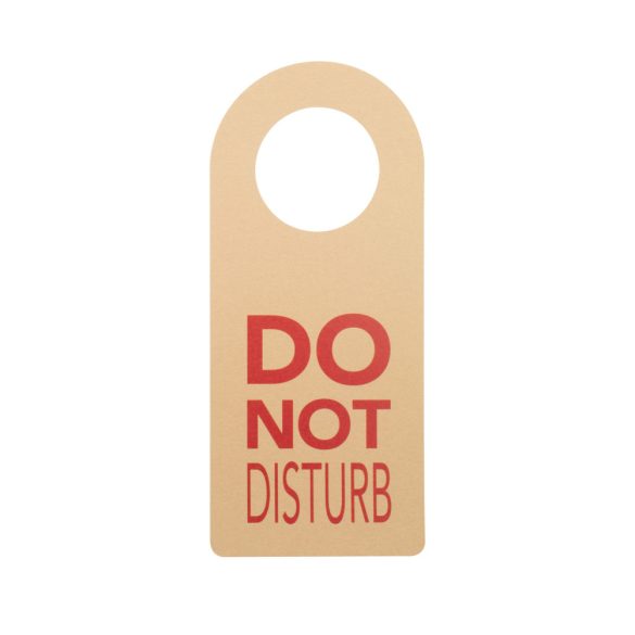 Disturb Eco custom door hanger