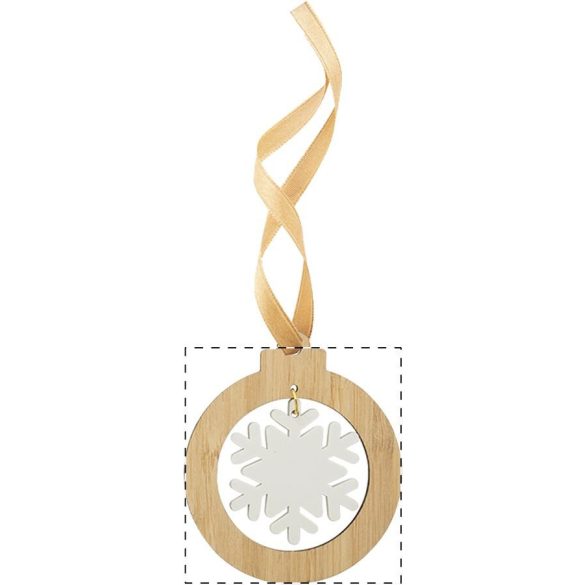 DoubleTree Christmas tree ornament, snowflake