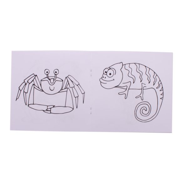 ColoBook custom colouring booklet, animals