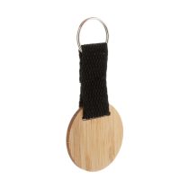 Stropp bamboo keyring, round