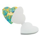 CreaStick Heart custom sticky notepad