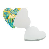 CreaStick Heart custom sticky notepad