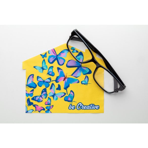 CreaClean RPET custom glasses cloth, house