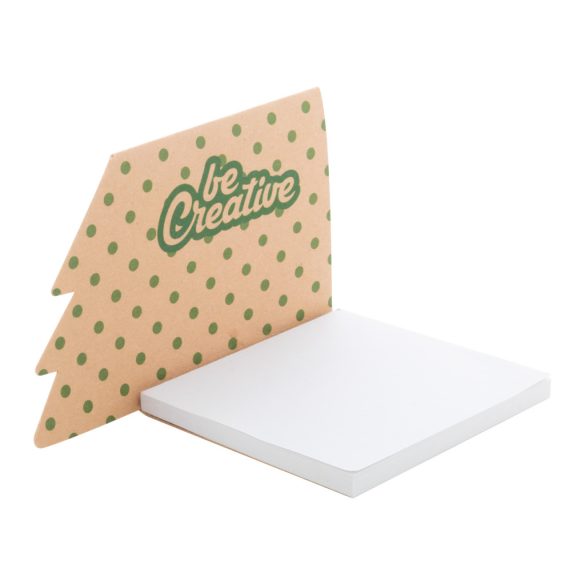 CreaStick Xmas Eco custom sticky notepad, Christmas tree 