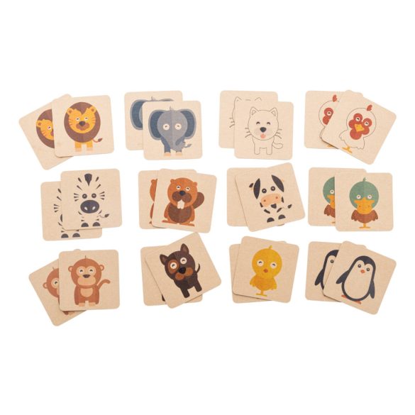 Minimor Eco custom memory game, animals