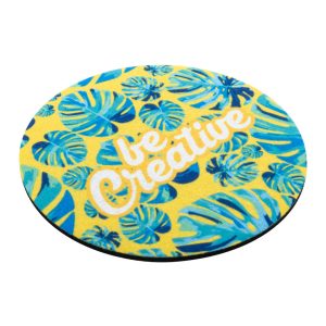 CreaFelt Drink Plus RPET felt coaster, circle