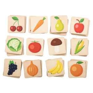 Immermor memory game, fruits and veggies