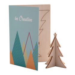 CreaX Christmas card, Christmas tree