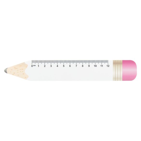 Sharpy 12 12 cm ruler, pencil