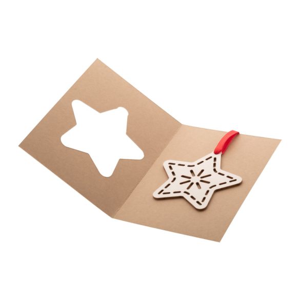 TreeCard Eco Christmas card, star
