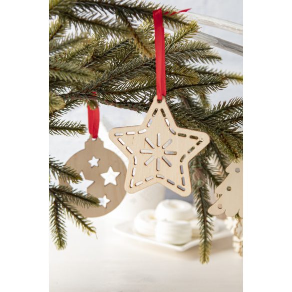 TreeCard Eco Christmas card, star