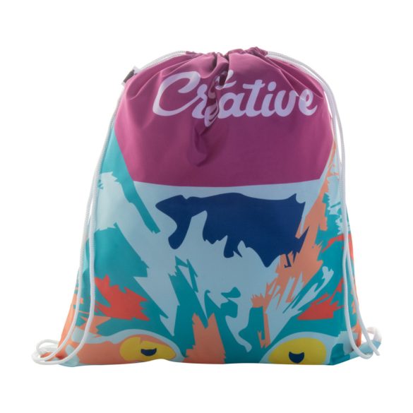 CreaDraw RPET custom drawstring bag