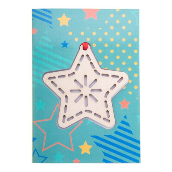 TreeCard Christmas card, star
