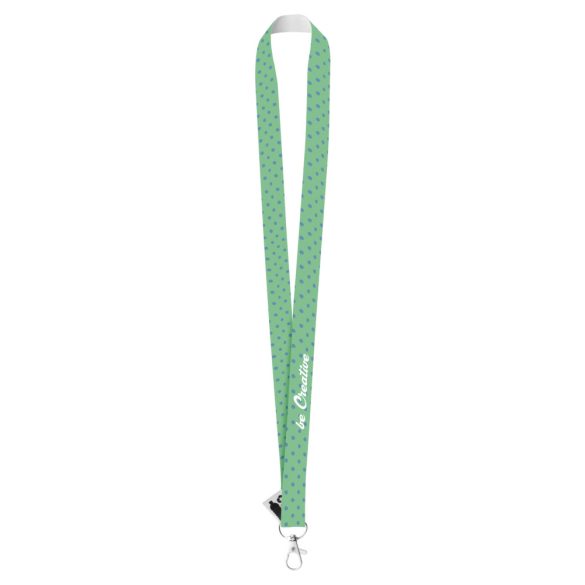 Subyard Zero RPET custom sublimation lanyard