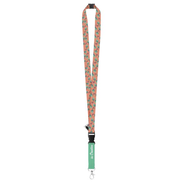 Subyard C Safe RPET custom sublimation lanyard