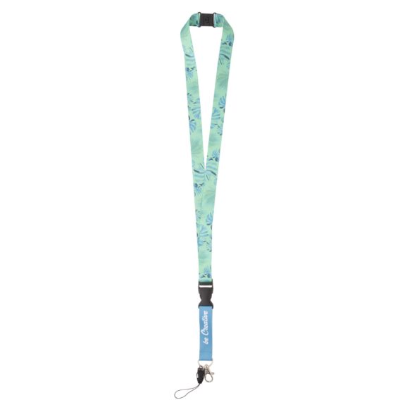 Subyard D Safe RPET custom sublimation lanyard