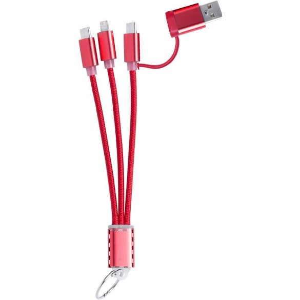 Frecles keyring USB charger cable