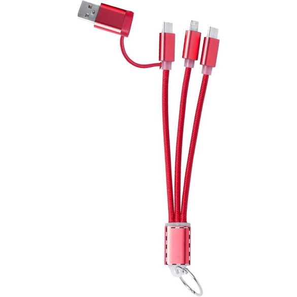 Frecles keyring USB charger cable