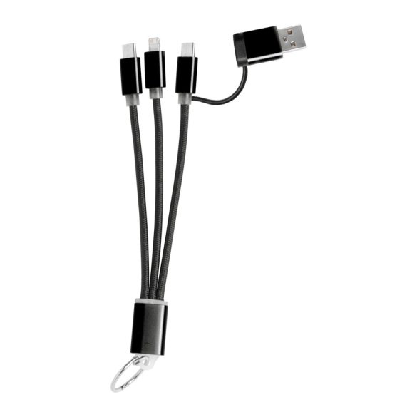 Frecles keyring USB charger cable
