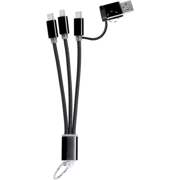 Frecles keyring USB charger cable
