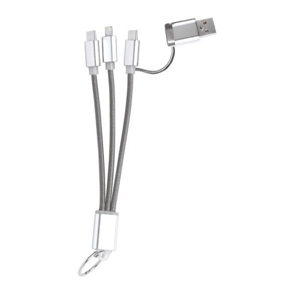 Frecles keyring USB charger cable