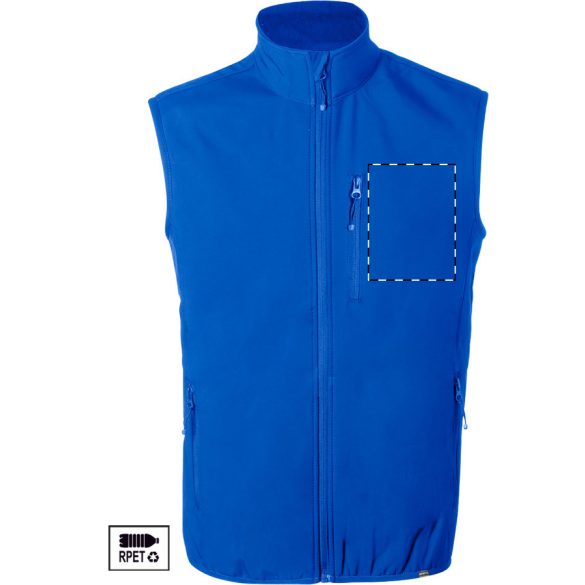 Shelles RPET softshell vest