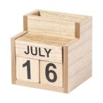 Laorek perpetual calendar pen holder