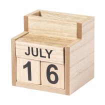 Laorek perpetual calendar pen holder