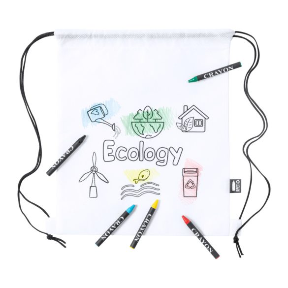 Balard RPET colouring drawstring bag