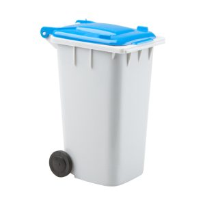 Dustbin pen holder