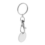 Euromarket trolley coin keyring