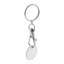 Euromarket trolley coin keyring