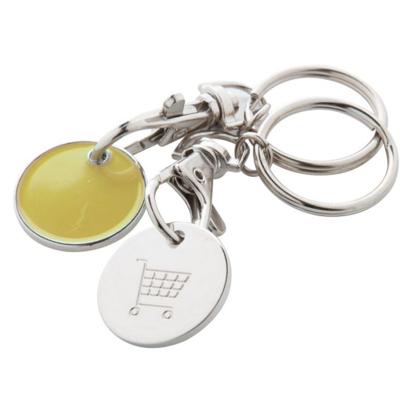 Euromarket trolley coin keyring