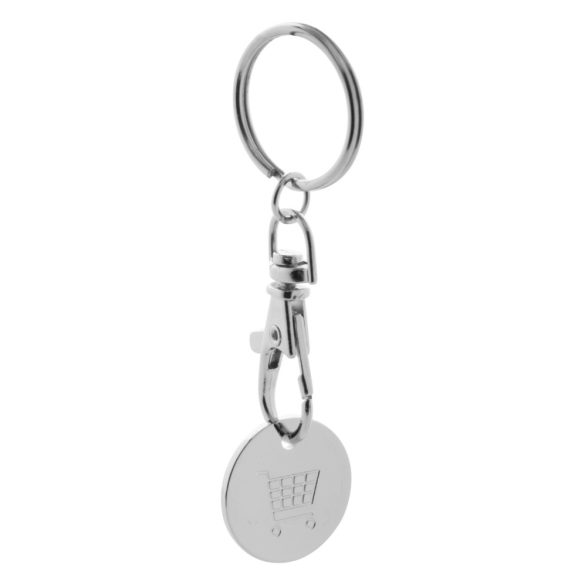 Euromarket trolley coin keyring