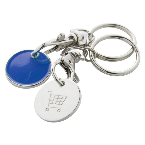 Euromarket trolley coin keyring