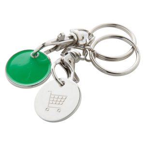 Euromarket trolley coin keyring