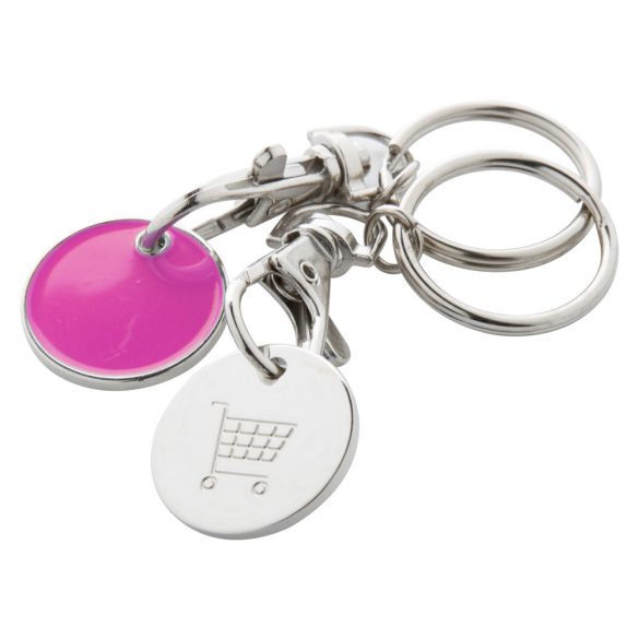 Euromarket trolley coin keyring