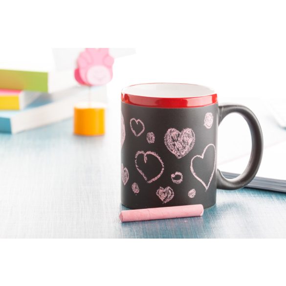 Colorful chalk mug