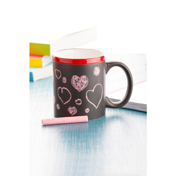 Colorful chalk mug