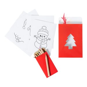 Hilvira Christmas tree ornament colouring set