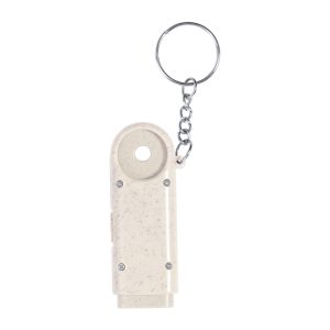 Evelyn trolley coin keyring