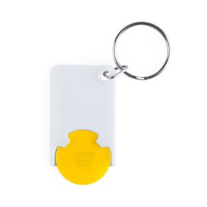 Zabax trolley coin keyring