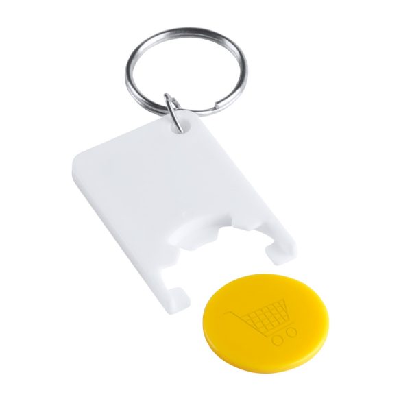 Zabax trolley coin keyring