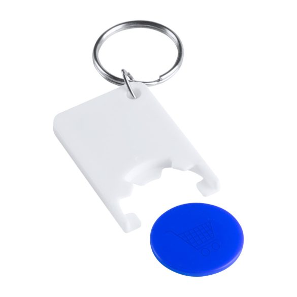 Zabax trolley coin keyring