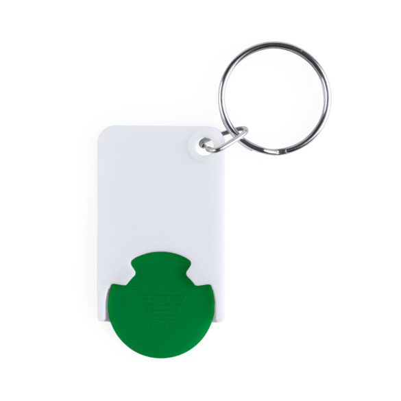 Zabax trolley coin keyring