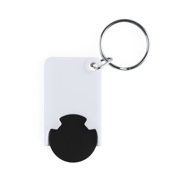 Zabax trolley coin keyring