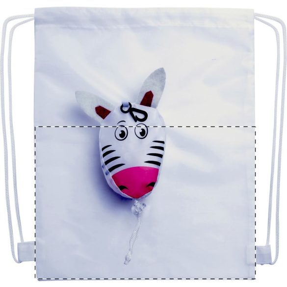 Kissa drawstring bag, zebra